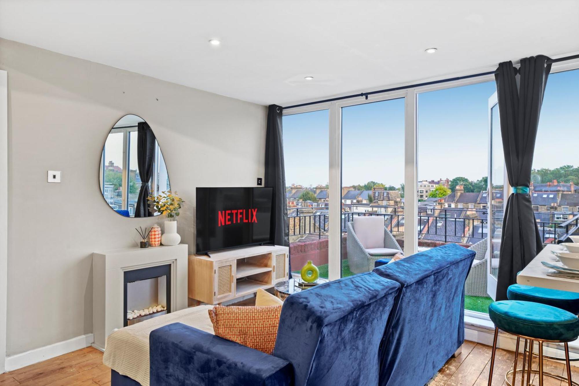 Beautiful Flat In Fulham - Great Views!- Sleeps 6 Apartamento *